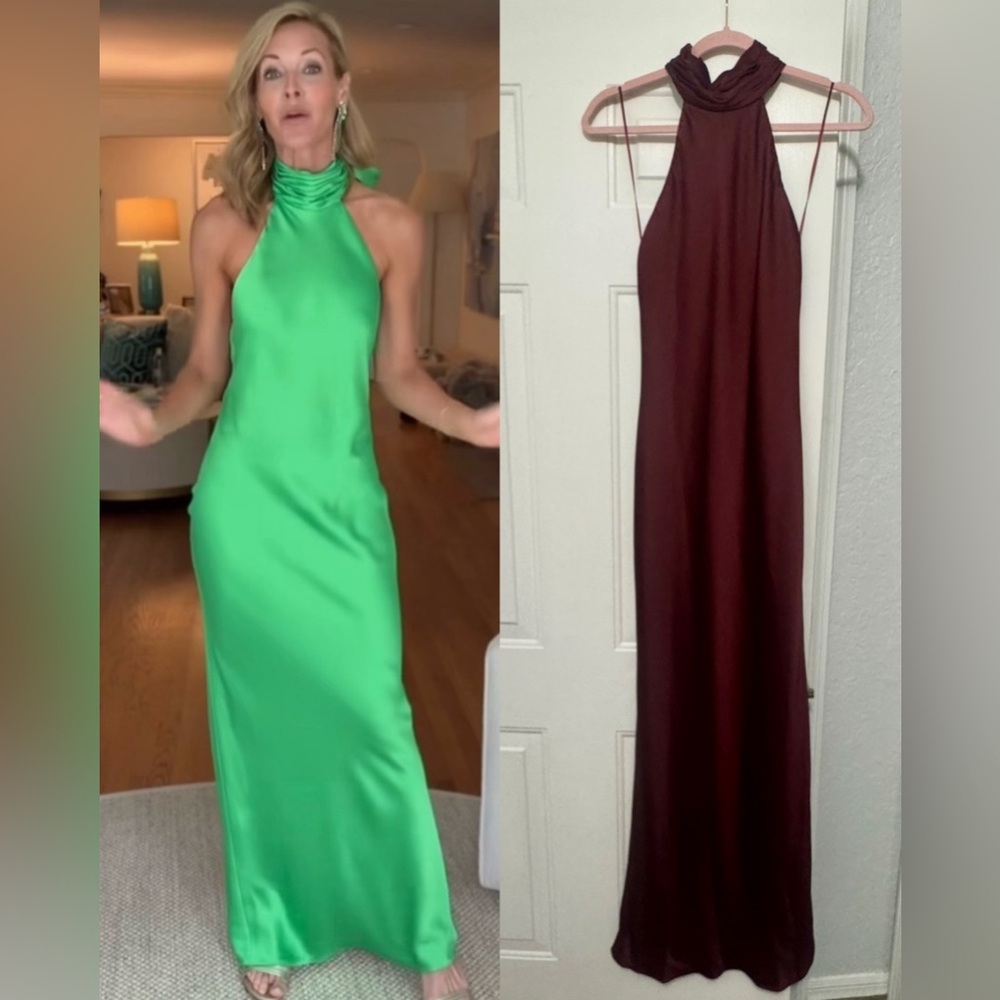 NWT Ramy Brook $645 Tatiana Wine Dress Size 2
